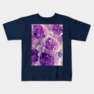 Purple Bubble Orbiter Kids T-Shirt